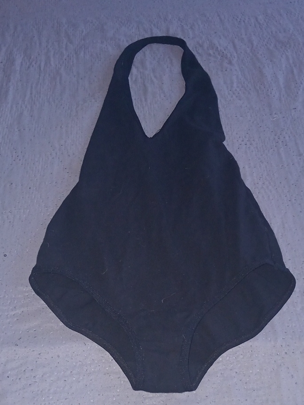 American Apparel Black  Halter One-Piece